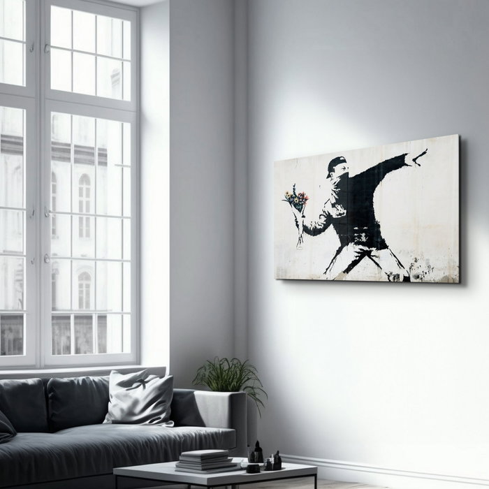 Wallity CAM-6008 Pintura Decorativa de Vidrio Templado 46 x 72 cm